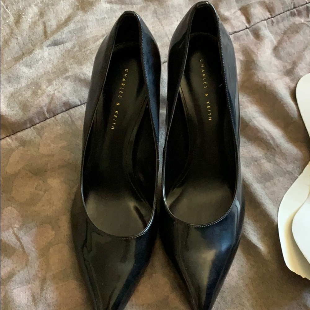 Black high heels